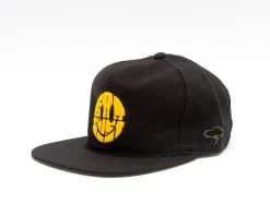 Ampal X Eat Dust Smiley Canvas Cotton Black -Eat Dust AMPALsmileyblack2