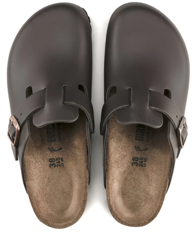 Birkenstock Boston : Dark Brown (Narrow) 4 Birkenstock Boston : Dark Brown (Narrow) - Image 4