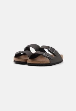 Birkenstock Arizona Vegan : Black (Narrow)