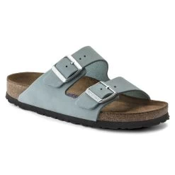 Birkenstock Arizona BS : Faded Aqua (Narrow)