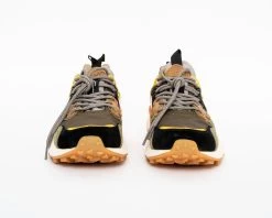 Flower Mountain Yamano 3 - Suede & Nylon Army Green & Brown (Man) -Eat Dust ED FM AW22 1