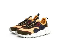 Flower Mountain Kotetsu - Suede & Cord - Military & Brown (Man)