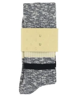 Escuyer Socks - Melange Stripes - Navy / Ecru