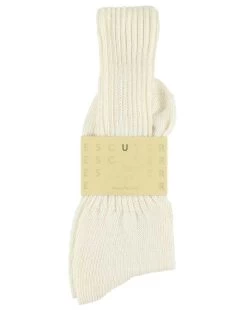 Escuyer Socks - Crew - Off White
