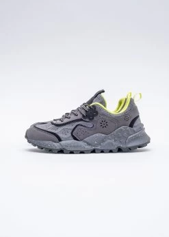 Flower Mountain Kotetsu - Eco Suede Eco Nylon - Black Fluo (Unisex) -Eat Dust Kotetsu BlackFluo 0093