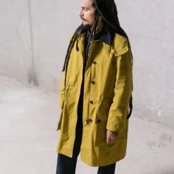 Field Coat Dry Waxed Cotton Olivine