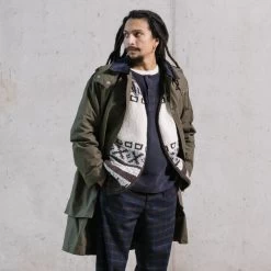 Field Coat Dry Waxed Cotton Khaki/Brown