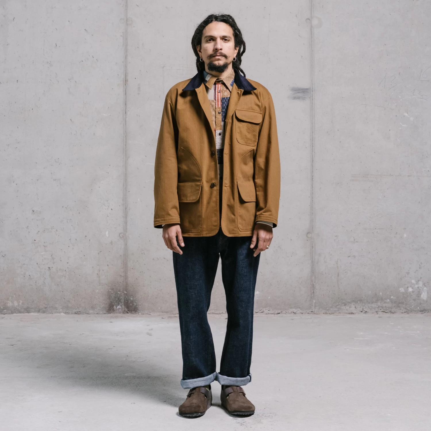 Ranger Blazer Herringbone Waxed Nicotine 2 Ranger Blazer Herringbone Waxed Nicotine - Image 2