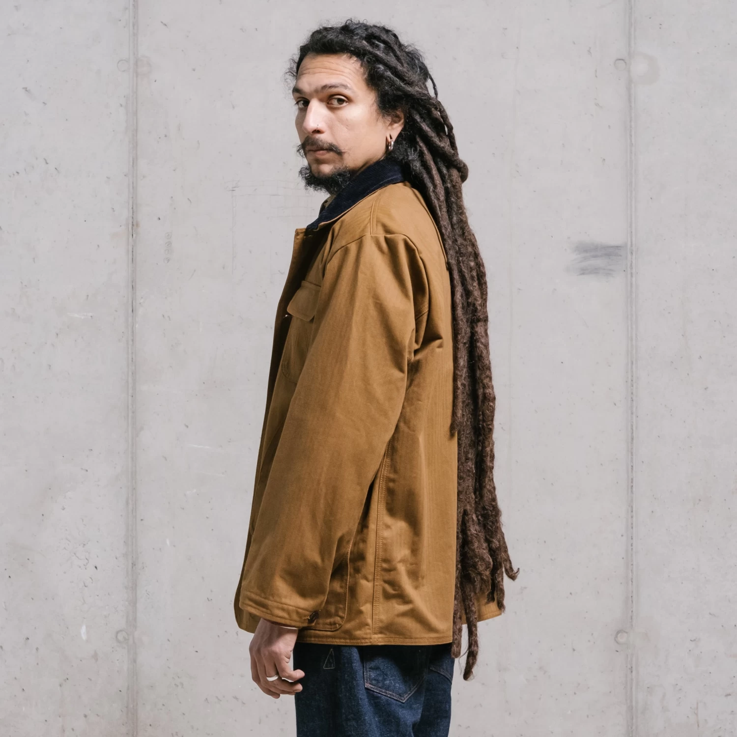 Ranger Blazer Herringbone Waxed Nicotine 6 Ranger Blazer Herringbone Waxed Nicotine - Image 6