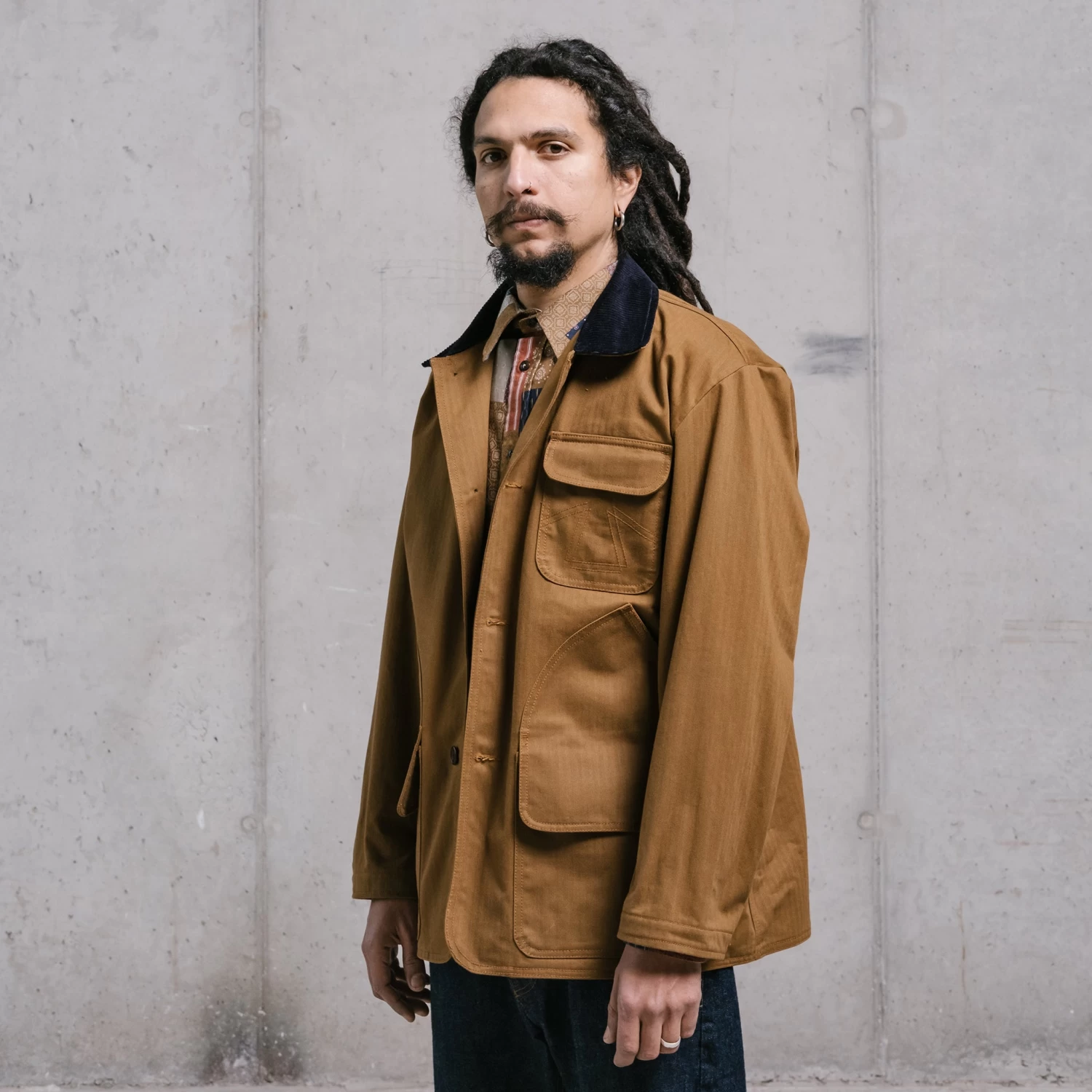 Ranger Blazer Herringbone Waxed Nicotine 7 Ranger Blazer Herringbone Waxed Nicotine - Image 7