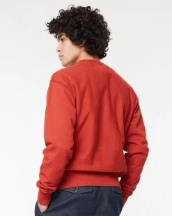 Basic Sweatshirt American Fleece Rust 8 Basic Sweatshirt American Fleece Rust -Eat Dust M w22 wj 024 hof 701 0003 4