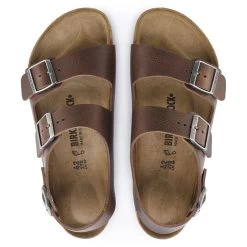 Birkenstock Milano BS : Vintage Wood Roast (Narrow) -Eat Dust MILANOwoodroast3