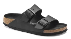 Birkenstock Arizona Vegan : Birko-Flor Black (Narrow)