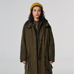 G.o.D Field Coat Dry Waxed Cotton Khaki Brown -Eat Dust W A 001 W21 DWC 655 0005 6