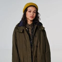 G.o.D Field Coat Dry Waxed Cotton Khaki Brown -Eat Dust W A 001 W21 DWC 655 0007 8