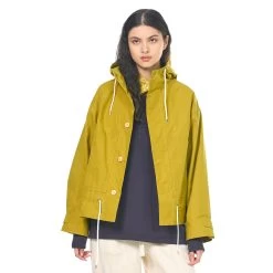 G.o.D Nuclear Rain Jacket Waxed Cotton Olivine