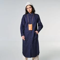 G.o.D Painter Dress Poplin Navy