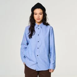 G.o.D Button Down Oxford Blue