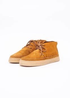 Yogi Hitch Reverse Tumbled Leather Chukka With Crepe Out Sole / Chestnut Brown