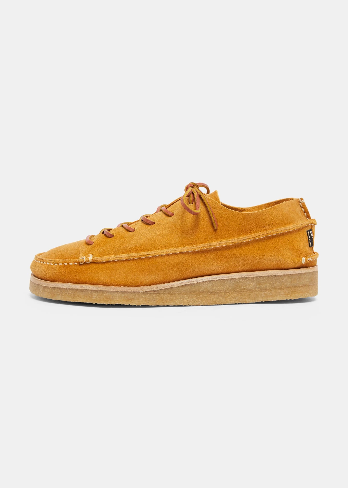 Yogi Finn Suede Lace Up Shoe On Crepe Outsole Turmeric 4 Yogi Finn Suede Lace Up Shoe On Crepe Outsole Turmeric - Image 4