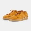 Yogi Finn Suede Lace Up Shoe On Crepe Outsole Turmeric