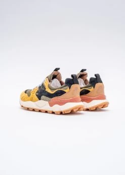 Flower Mountain Yamano 3 - Suede / Nylon Yellow Military Green (Man) -Eat Dust Yamano Yellow MilitaryGreen 0107