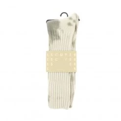 Escuyer Socks - Tie Dye - Ecru / Olive