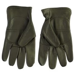 Power Gloves Leather Green -Eat Dust glo gre Back