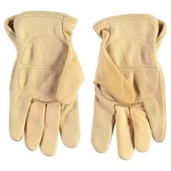 Power Gloves Leather Natural -Eat Dust glove nat Back