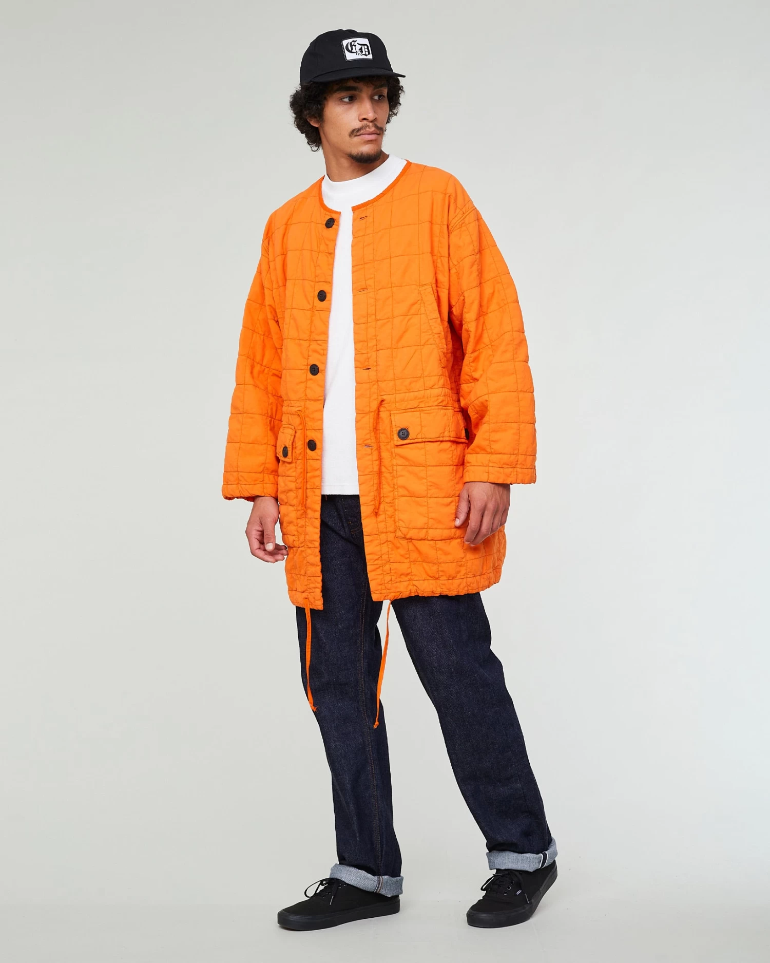 Power Liner Cotton Quilt Tangerine 2 Power Liner Cotton Quilt Tangerine - Image 2