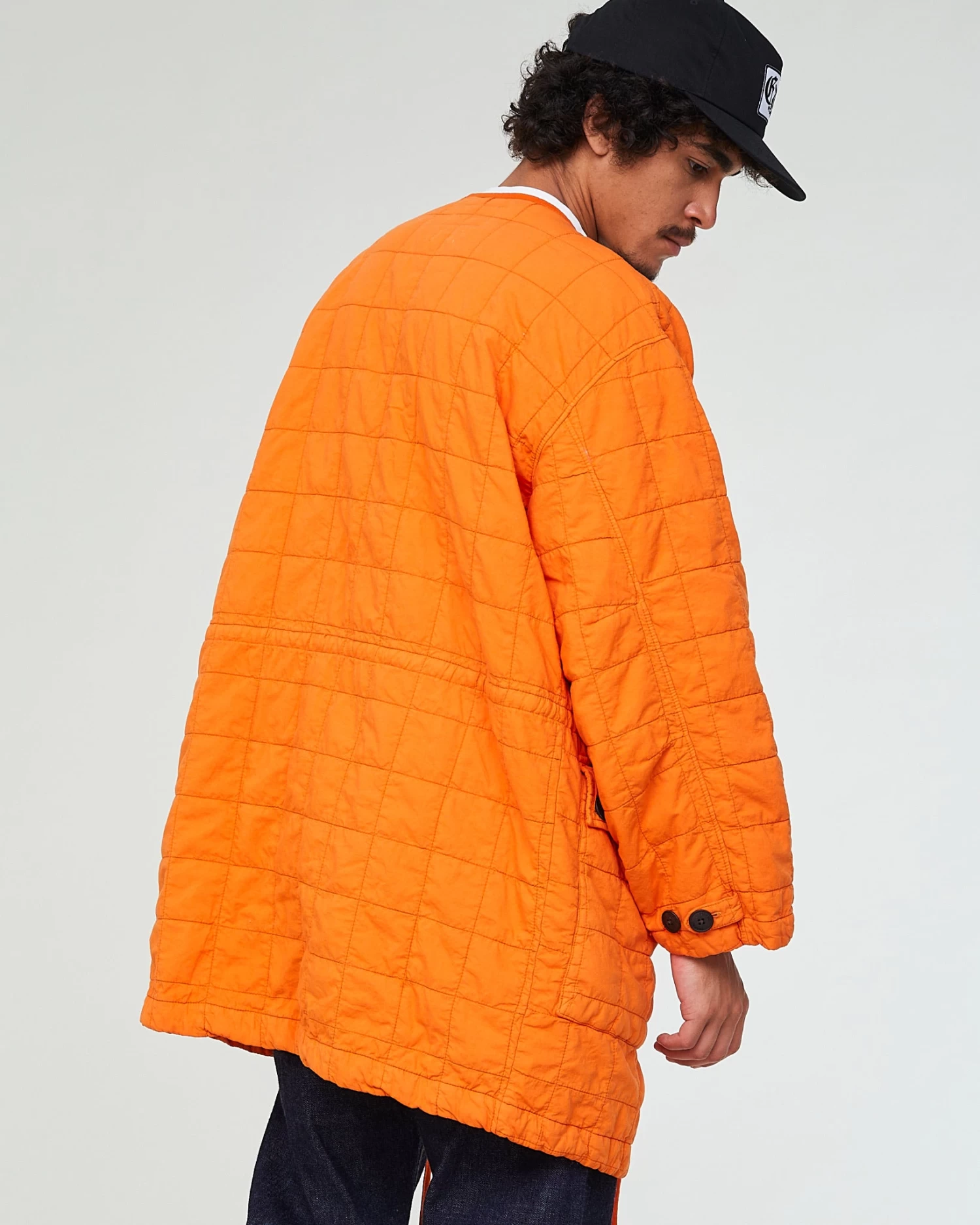 Power Liner Cotton Quilt Tangerine 5 Power Liner Cotton Quilt Tangerine - Image 5