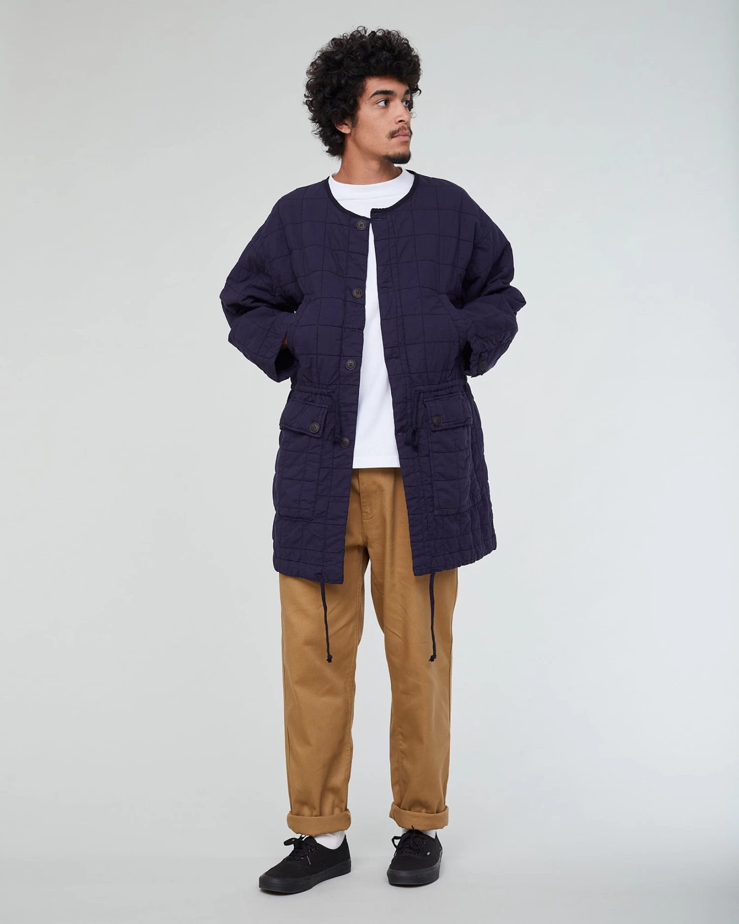 Power Liner Cotton Quilt Dark Navy 1 Power Liner Cotton Quilt Dark Navy