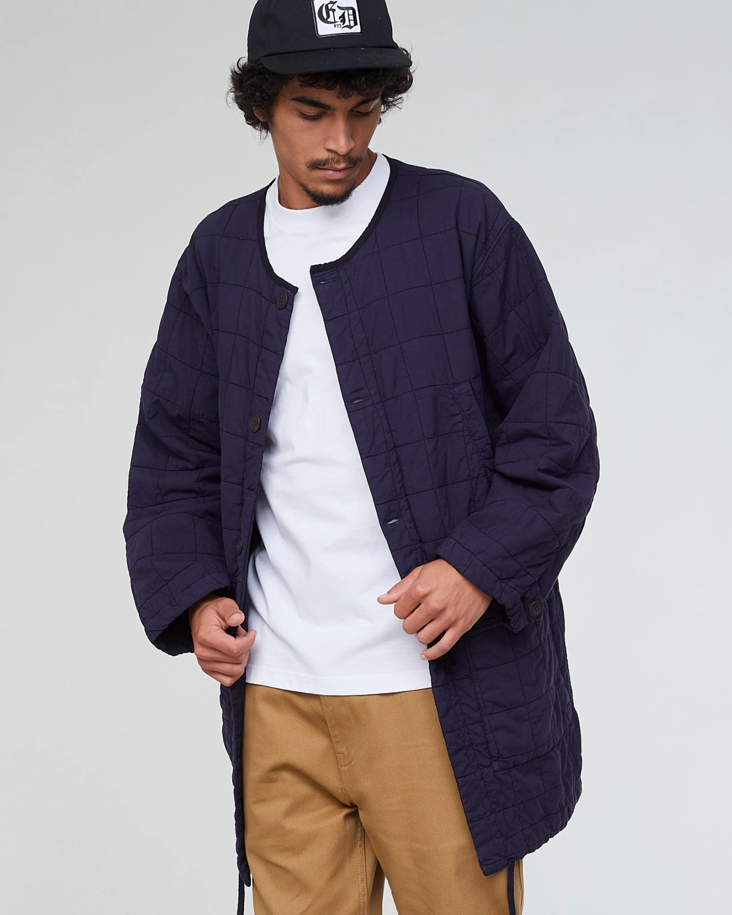 Power Liner Cotton Quilt Dark Navy 2 Power Liner Cotton Quilt Dark Navy - Image 2