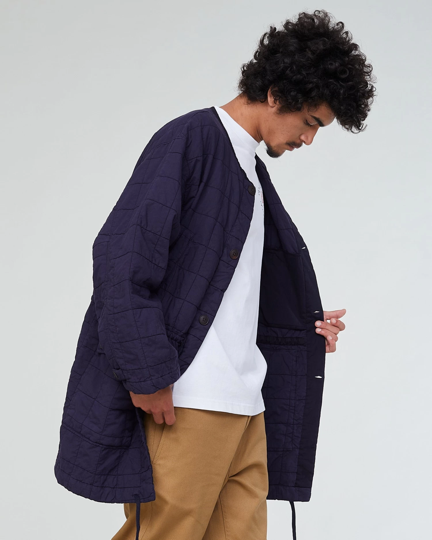 Power Liner Cotton Quilt Dark Navy 3 Power Liner Cotton Quilt Dark Navy - Image 3