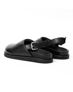Vinny's Strapped Mule Black Crust Leather 8 Vinny's Strapped Mule Black Crust Leather -Eat Dust m a ss23 004 tpc 117 0000 3