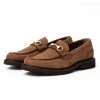 Vinny's Le Club Snaffle Bit Loafer Brown Nubuck
