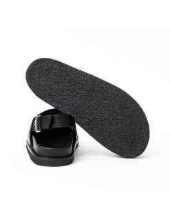 Vinny's Strapped Mule Black Crust Leather 11 Vinny's Strapped Mule Black Crust Leather -Eat Dust m a ss23 004 tpc 117 0000 6