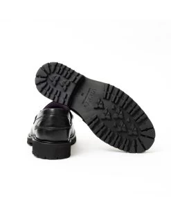 Vinny's Le Club Snaffle Bit Loafer Black Crust Leather -Eat Dust m a ss23 004 tpc 117 10B