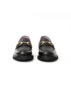 Vinny's Le Club Snaffle Bit Loafer Black Crust Leather -Eat Dust m a ss23 004 tpc 117 10F