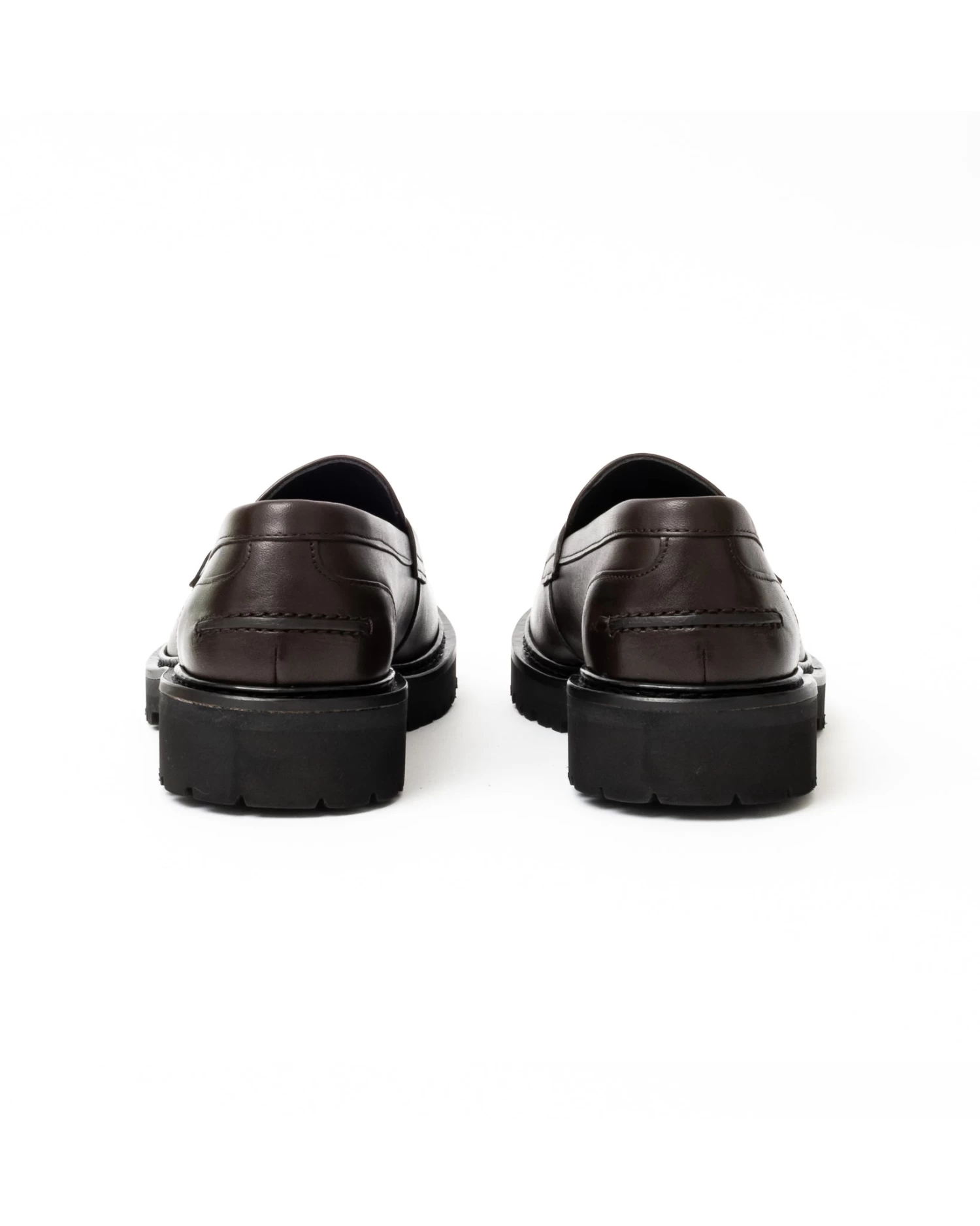 Vinny's Richee Penny Loafer Dark Brown Crust Leather 5 Vinny's Richee Penny Loafer Dark Brown Crust Leather - Image 5