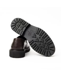 Vinny's Richee Penny Loafer Dark Brown Crust Leather 11 Vinny's Richee Penny Loafer Dark Brown Crust Leather -Eat Dust m a ss23 004 tpc 117 11F