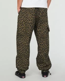 Desert Pants Cheetah Cotton Khaki -Eat Dust m c ss23 002 chc 606 0007 8