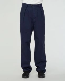 Maharajha Chino Herringbone Twill Navy