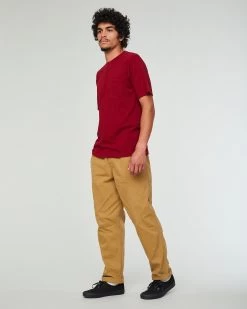 Gonz Pants Herringbone Twill Sand -Eat Dust m c ss23 008 hbt 101 0003 4