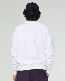 Max Sweater Realm Basic Fleece White 9 Max Sweater Realm Basic Fleece White -Eat Dust m j ss23 005 bf 001 0003 4