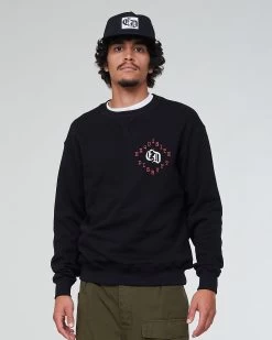 Max Sweater Disrupt Basic Fleece Black