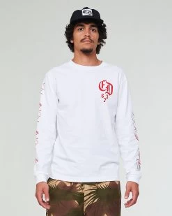 Duane Longsleeve Innocence Jersey Cotton White