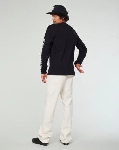Duane Longsleeve Dust Bliss Jersey Cotton Black -Eat Dust m j ss23 006 oeb 900 0003 4