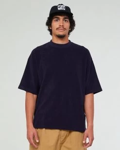Big T Peluche Jersey Dark Navy