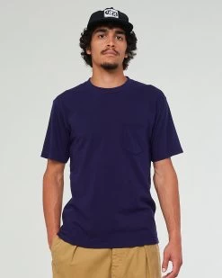 Pocket T Cotton Hemp Indigo